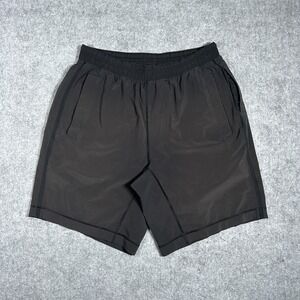 Lululemon Pace Breaker Lined Short 9" Men's Size Medium Brown Performance